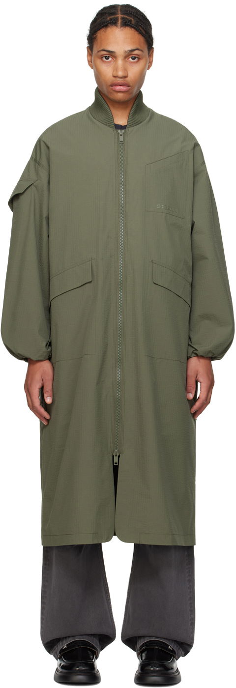 Bunda GANNI Oversized Shell Coat & Vest Set Zelené | F9717, 0