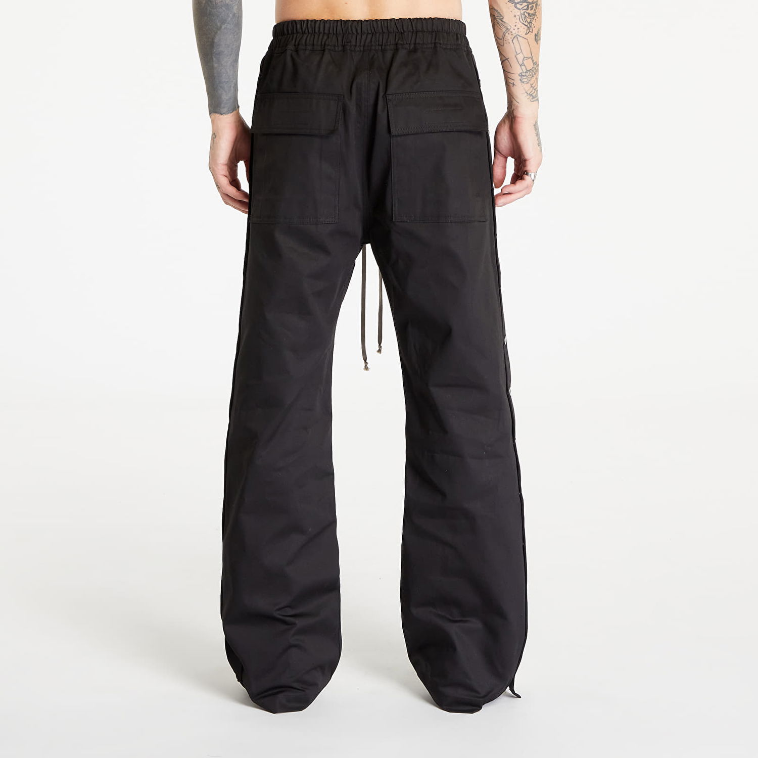 Nohavice Rick Owens Pusher Pants Čierna | DU02C5393 TW 09, 1