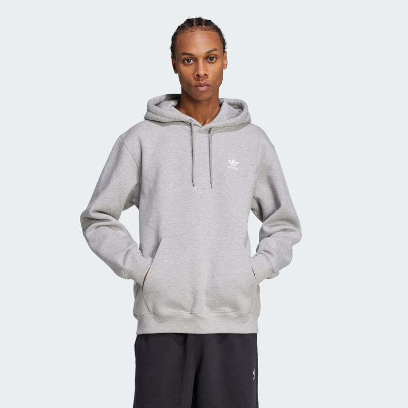 Mikina adidas Performance Essentials Loose Fit Trefoil Logo Hoodie Šedá | JV6057