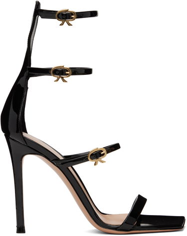 Tenisky a topánky Gianvito Rossi Uptown Heeled Sandals With Buckles Čierna | G61683.15RIC.VER, 0