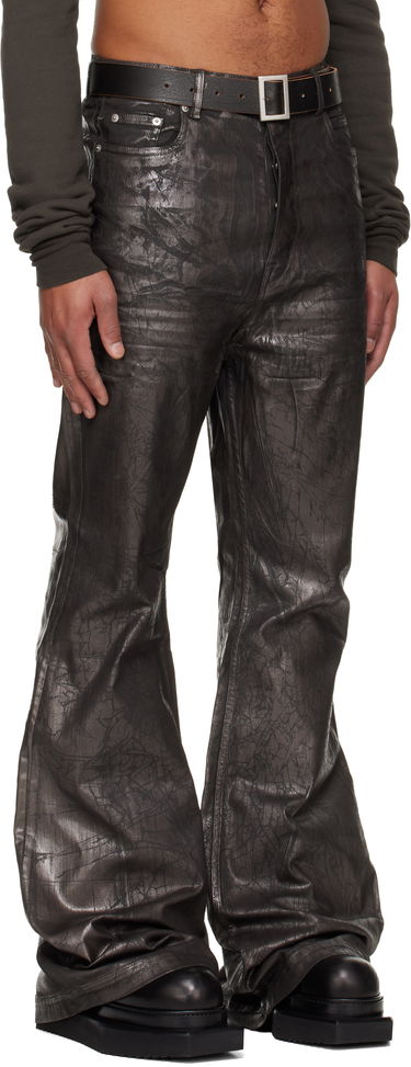 Džínsy Rick Owens Rick Owens DRKSHDW Concordians Bolan Bootcut Jeans Metalická | DU02E7365 SBZMC, 1