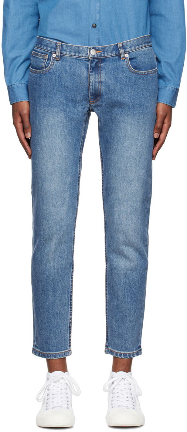 Džínsy A.P.C. Blue Etroit Court Modrá | COZZK-F09042, 0