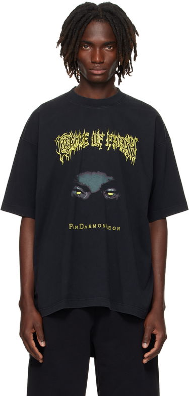 Tričko VETEMENTS Vetements Cradle of Filth Pandaemonaeon Oversized T-Shirt Čierna | UCF76TR550B, 0