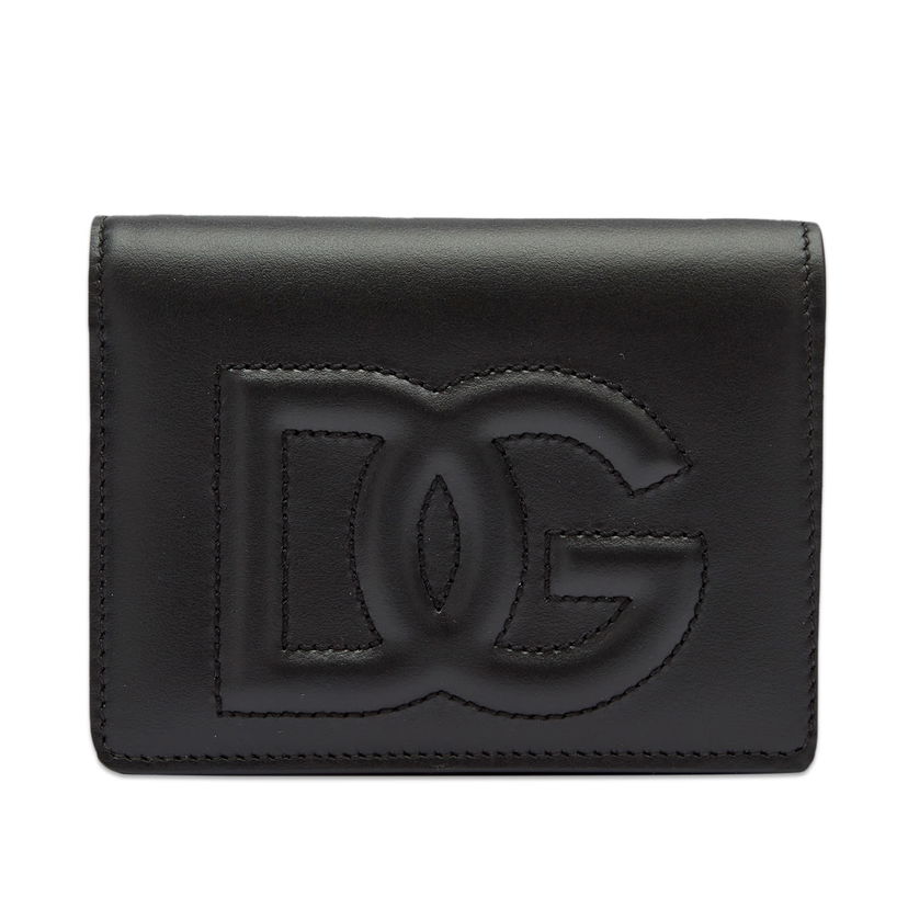 Peňaženka Dolce & Gabbana Logo Leather Mini Wallet Nero Čierna | BI1211AG081-80999