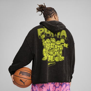 Mikina Puma PUMA x TMNT Basketball Hoodie Čierna | 630927_01, 3