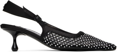 Tenisky a topánky Jimmy Choo Jimmy Choo Amel 50 Crystal Slingback Heels Čierna | AMEL 50 QHS, 0