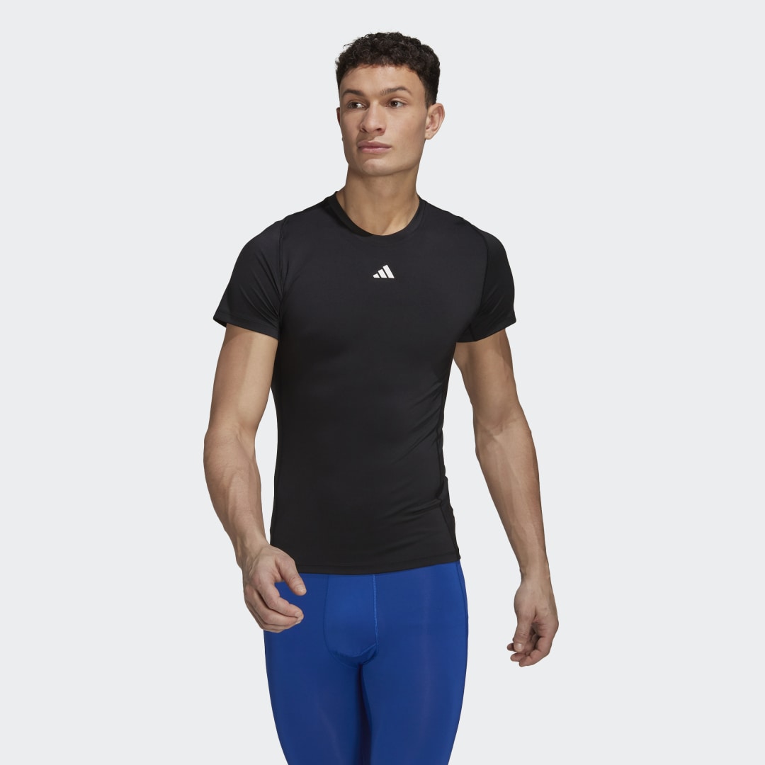 Tričko adidas Originals Techfit Training Čierna | HK2337, 0