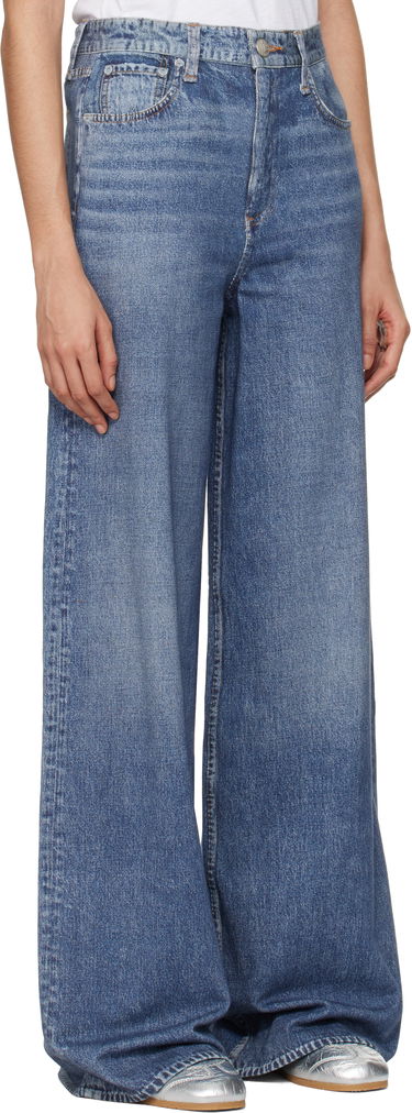 Džínsy rag & bone Sofie Wide Leg Jeans Modrá | WCW23H70018201, 4