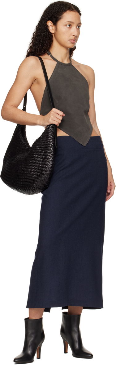 Taška cez rameno Dragon Diffusion Dragon Diffusion Luna Piena Woven Shoulder Bag Čierna | 8022, 3