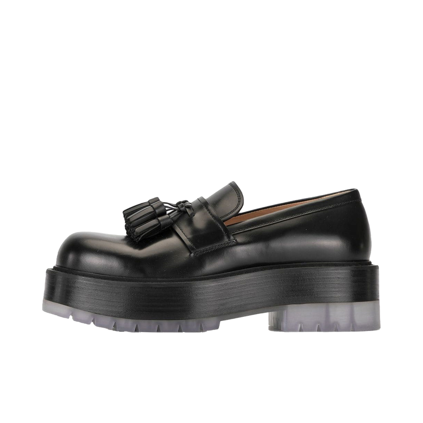 Tenisky a topánky Bottega Veneta The Stilt Tasselled Platform Loafers Čierna | 632509VBS301000