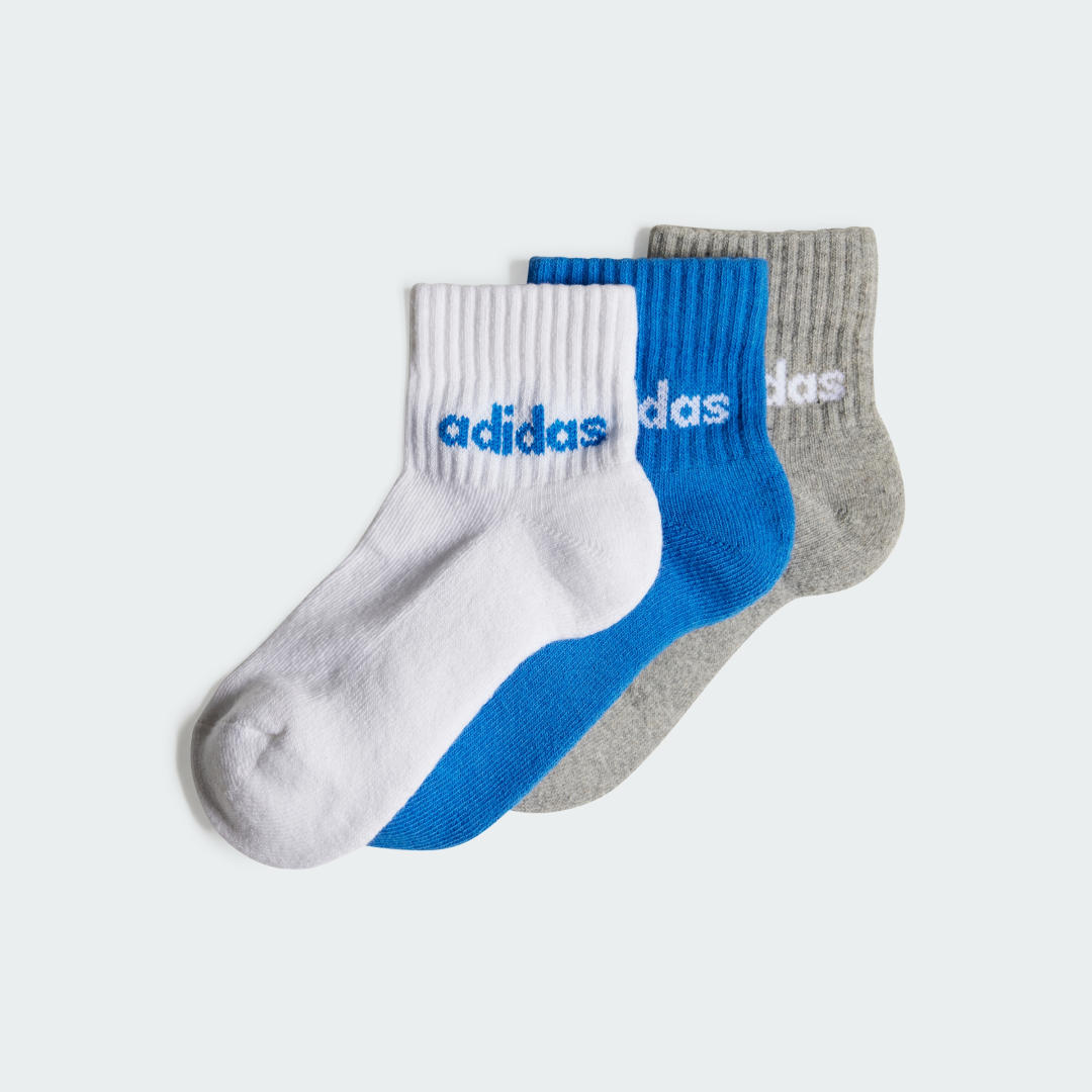 Ponožky adidas Performance Kids Linear Ankle Socks 3 Pairs Rôznofarebný | IV7150, 0