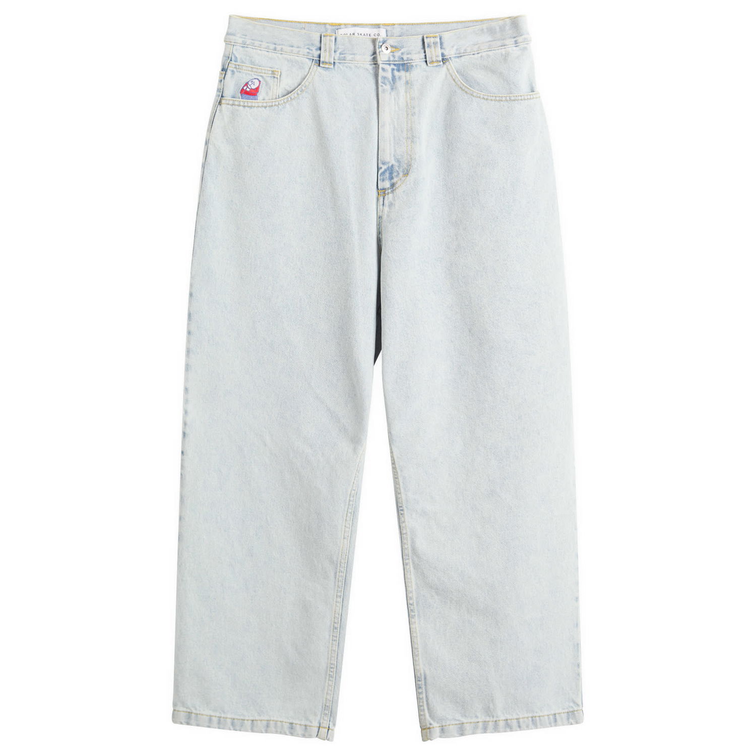Džínsy Polar Skate Co. OG Logo Big Boy Jeans, Size Large Modrá | PSC-CO-17-LBL, 1