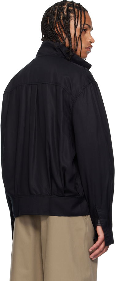 Bomber bunda OUR LEGACY Mock Bomber Jacket Čierna | M4252MDB, 2
