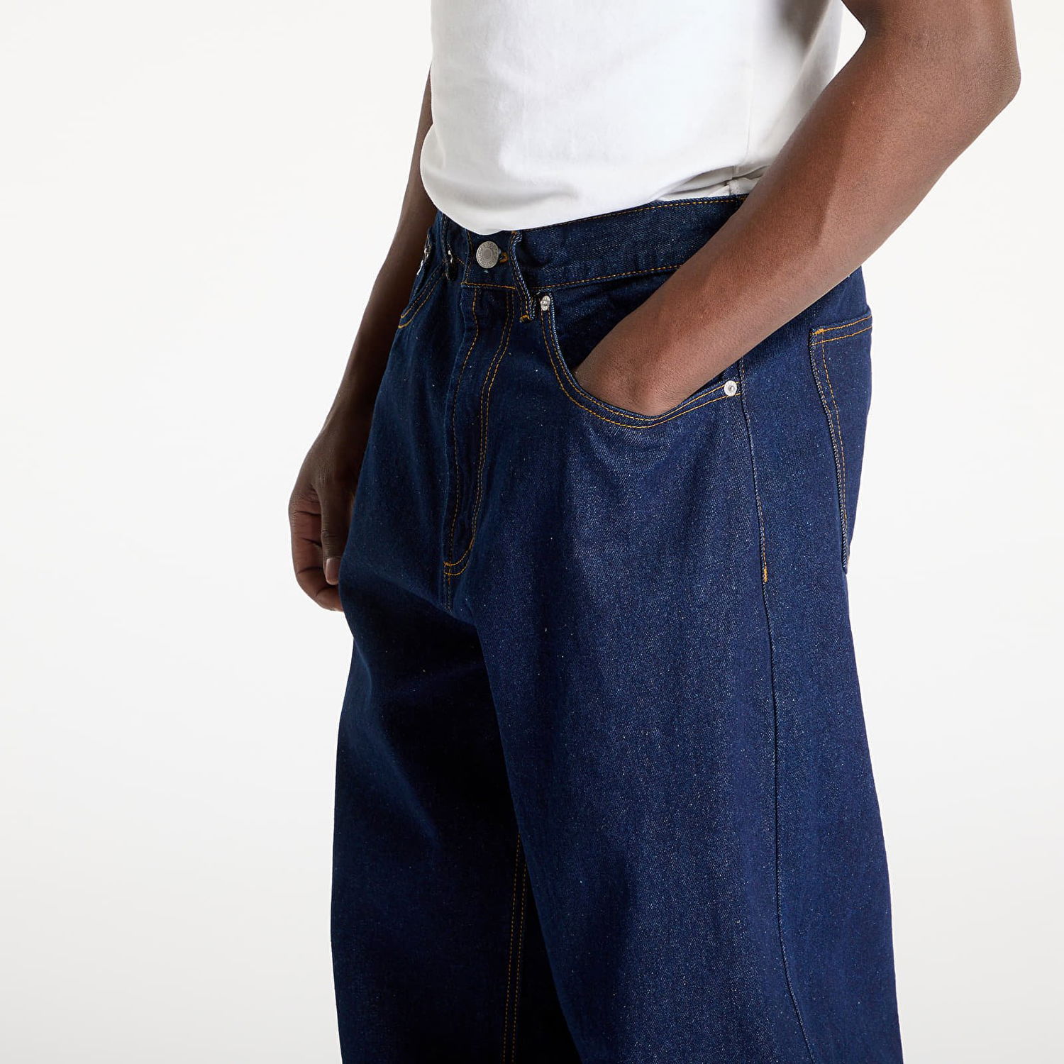 Džínsy OBEY Obey Bigwig Baggy Jeans Modrá | 142010087-RIN, 1