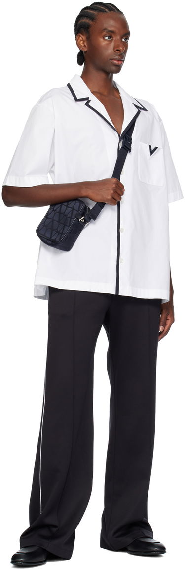 Taška cez rameno Valentino Valentino Garavani Small Iconographe Nylon Messenger Bag Navy | 5Y2B0C30CSH, 3