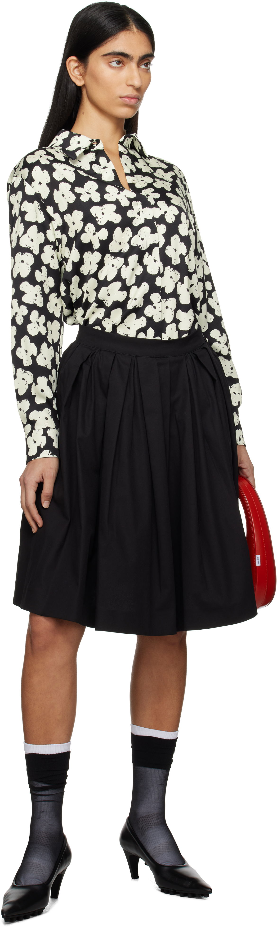 MSGM Floral Print Shirt