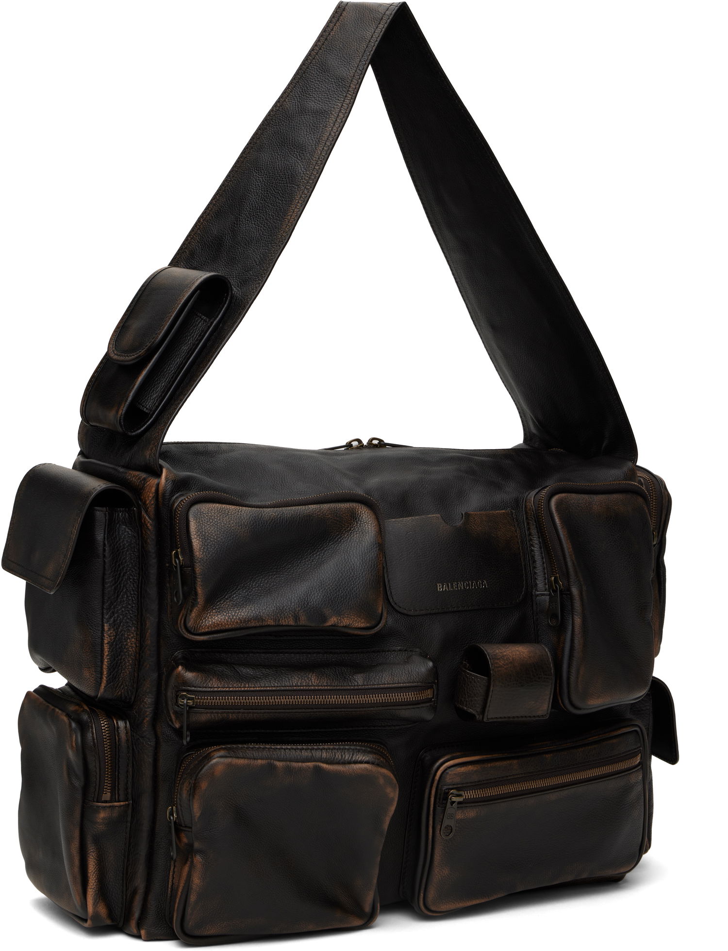 Cestovná taška Balenciaga Balenciaga Superbusy Large Sling Bag Čierna | 7021682ABFZ, 1