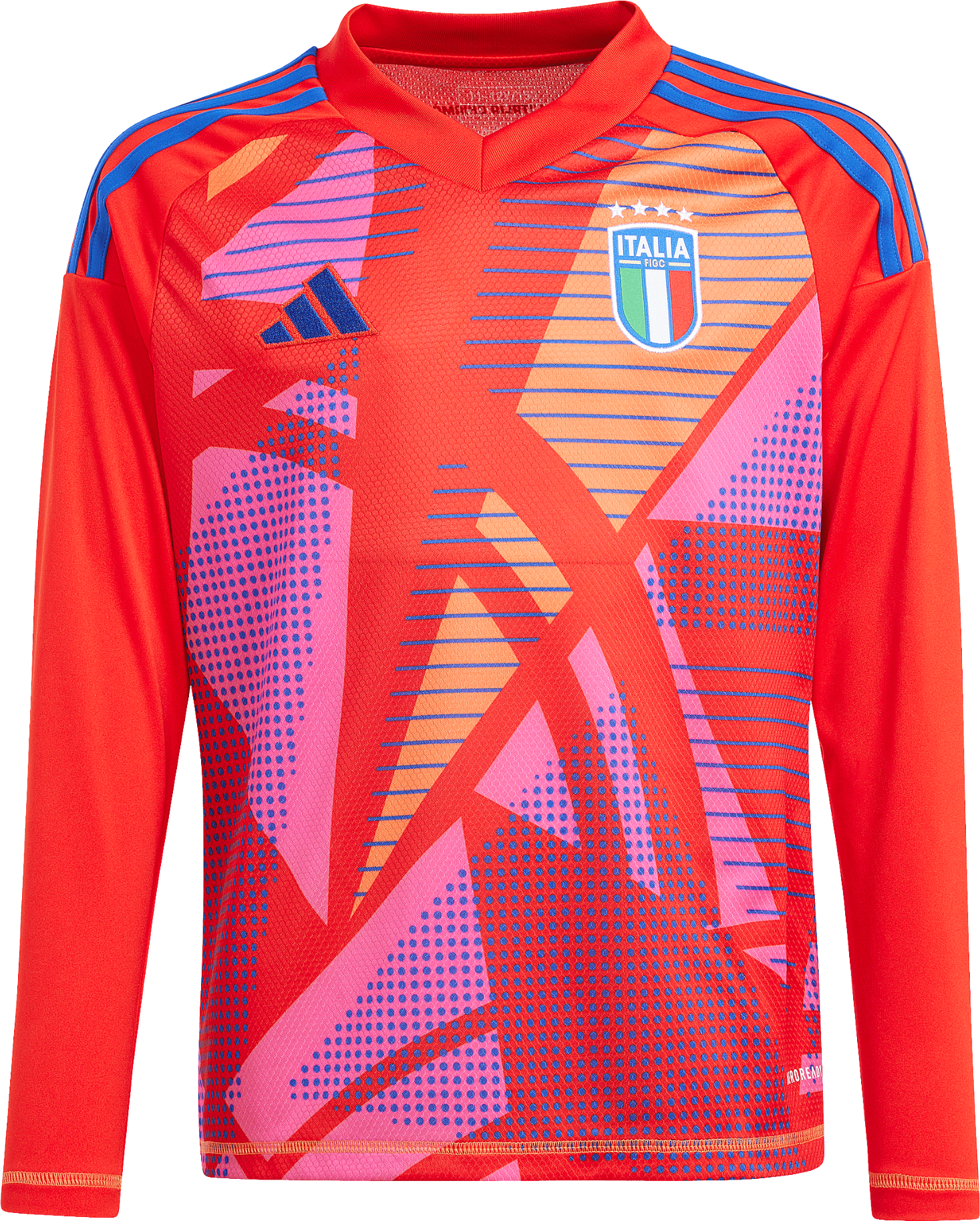 Dres adidas Originals Italy Goalkeeper Long-Sleeve Jersey 2024 Červená | iq0481, 0