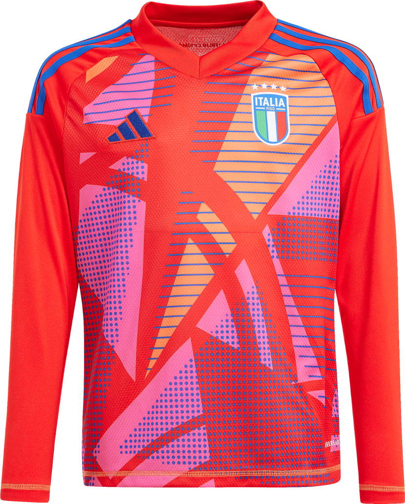 Dres adidas Originals Italy Goalkeeper Long-Sleeve Jersey 2024 Červená | iq0481