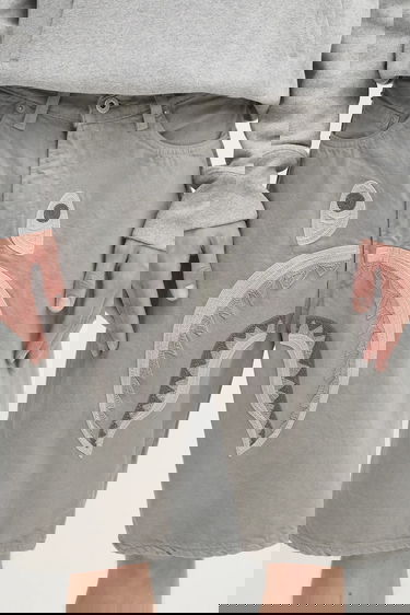 Šortky BAPE A Bathing Ape Shark Garment Dye Shorts Šedá | 1L30151001, 3