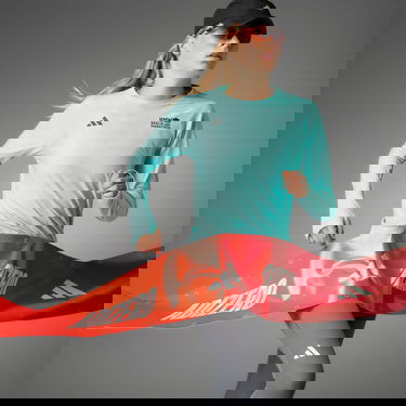 Tričko adidas Originals BMW Berlin Marathon Tyrkysová | IN1333, 4