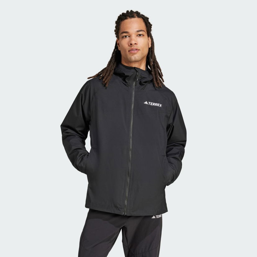 Vetrovka adidas Performance Multi 2L RAIN.RDY Windbreaker Čierna | JN8804