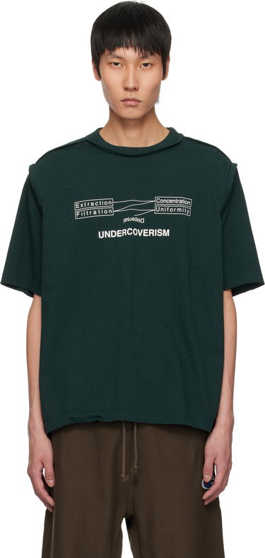 Tričko UNDERCOVER UNDERCOVER T-Shirt with Graphic Print Zelené | UP1E4808, 0