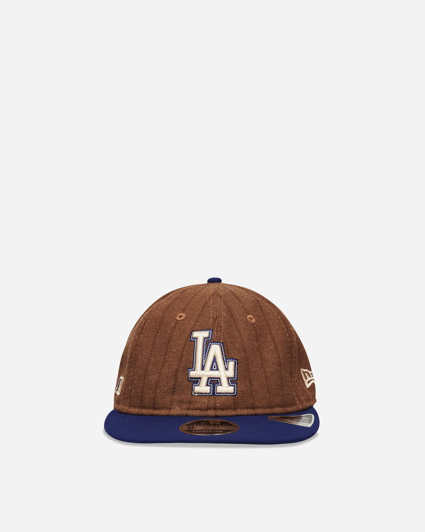 Šiltovka New Era LA Dodgers Three Looms x MLB Wool Pinstripe 9FIFTY Cap Hnedá | IY70 201