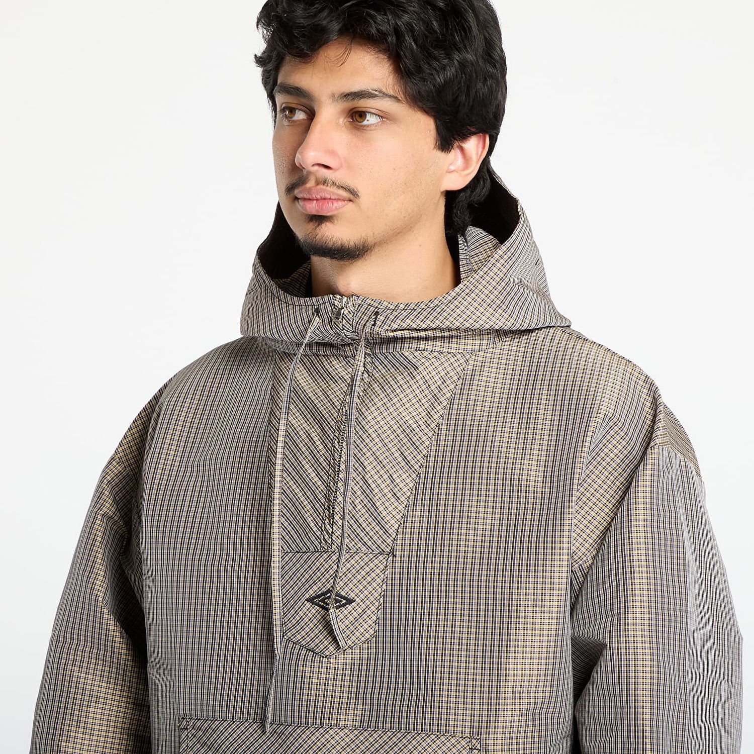 Bunda Umbro Masked Check Anorak Beige/ Black Šedá | UBMW0397FA246 BEG0024, 1