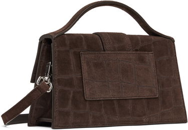 Kabelka Jacquemus Jacquemus 'The Large Bambino' Suede Shoulder Bag Hnedá | 25E213BA007-3243, 2