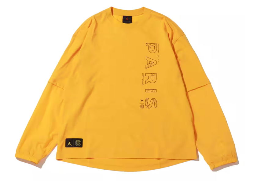 Tričko Jordan Paris Saint-Germain Long Sleeve Graphic T-Shirt Žltá | DV0625-705