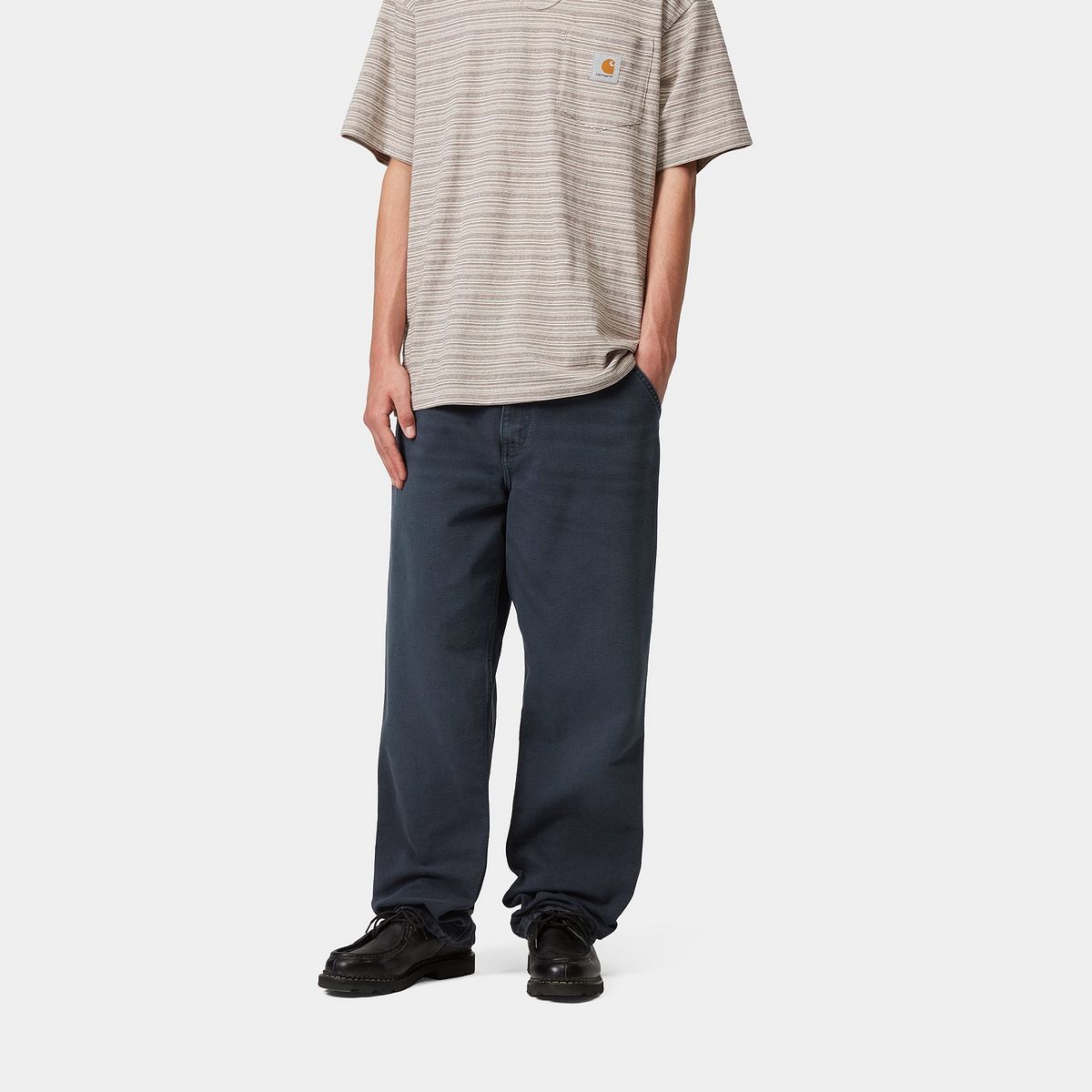 Nohavice Carhartt WIP Carhartt WIP Simple Pant Navy | I035643_23, 0