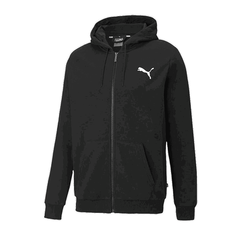 Mikina Puma Essentials Small Logo Full-Zip Hoodie Čierna | 586704-51