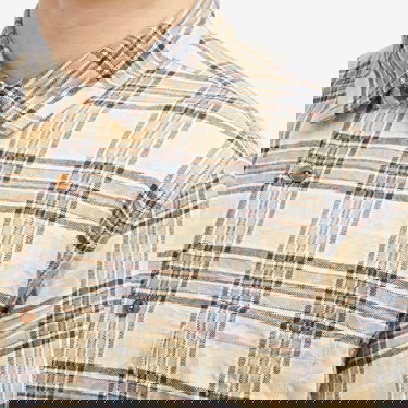 Košeľa YMC Curtis Check Shirt Béžová | P2XMI-20, 5