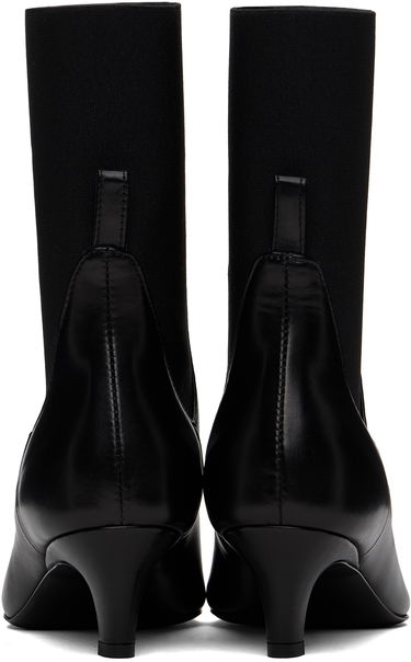 Šaty TOTEME TOTEME 'The Mid Heel' Leather Boots Čierna | 214-907-813, 1