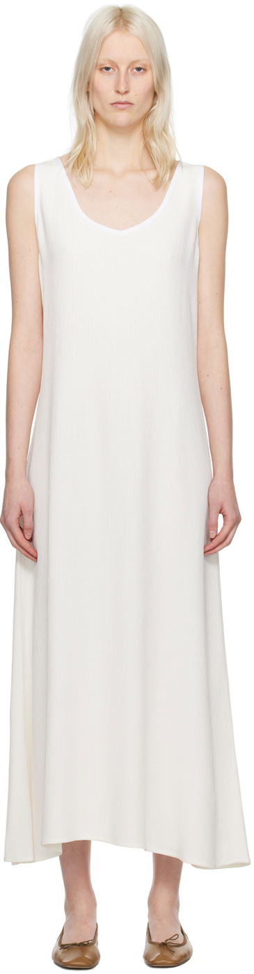 Šaty A.P.C. Penny Maxi Dress "Off-White" Biela | VIAKL-F35061