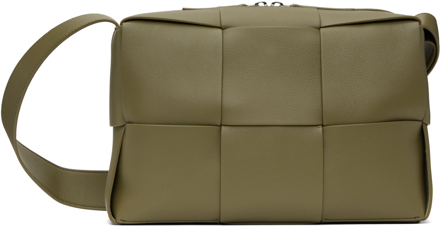 Taška cez rameno Bottega Veneta Bottega Veneta Arco Camera Bag Zelené | 731165V56A12934, 0