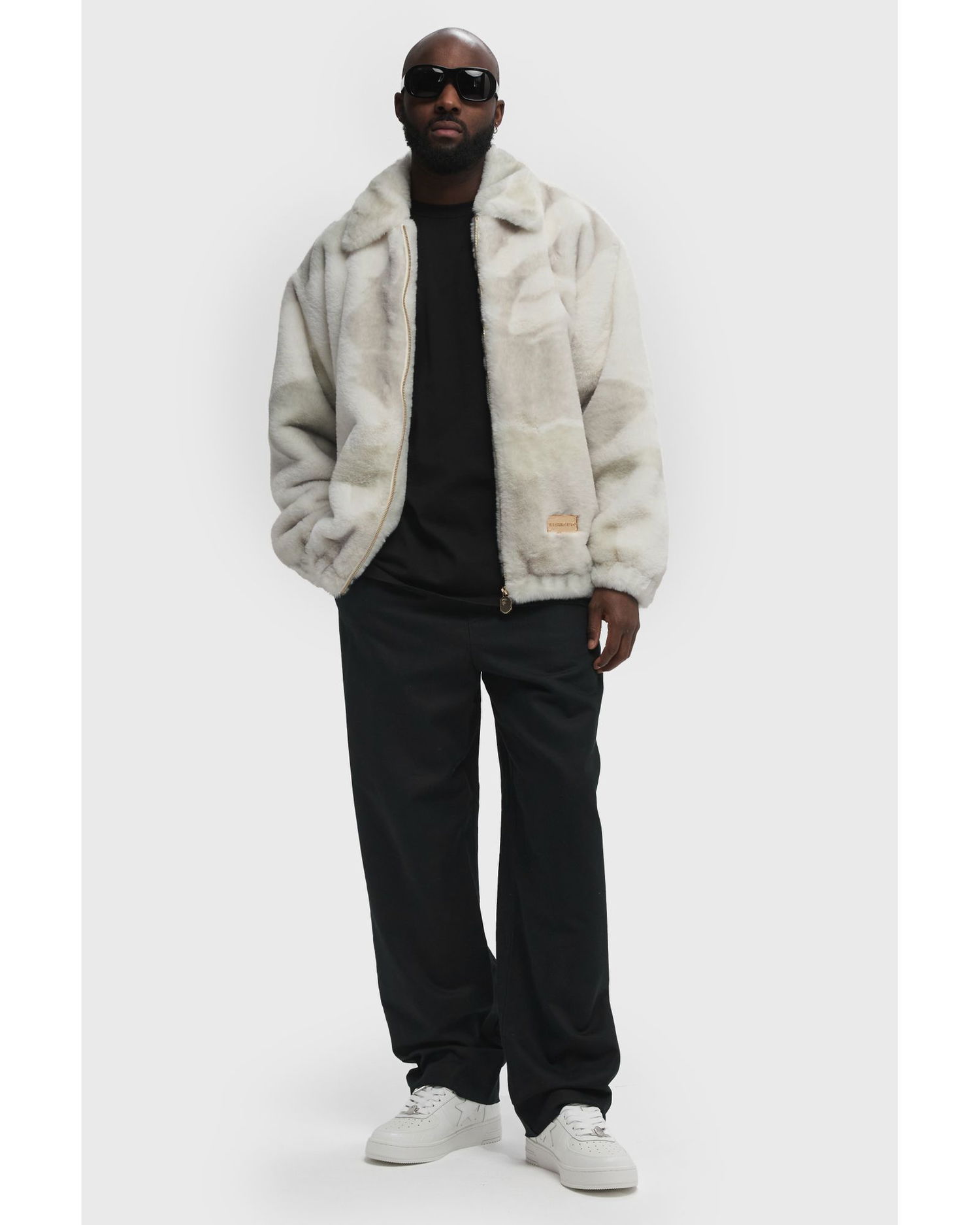 Bomber bunda BAPE Camo Fluffy Jacket Béžová | 001LJK801319MIVY, 1