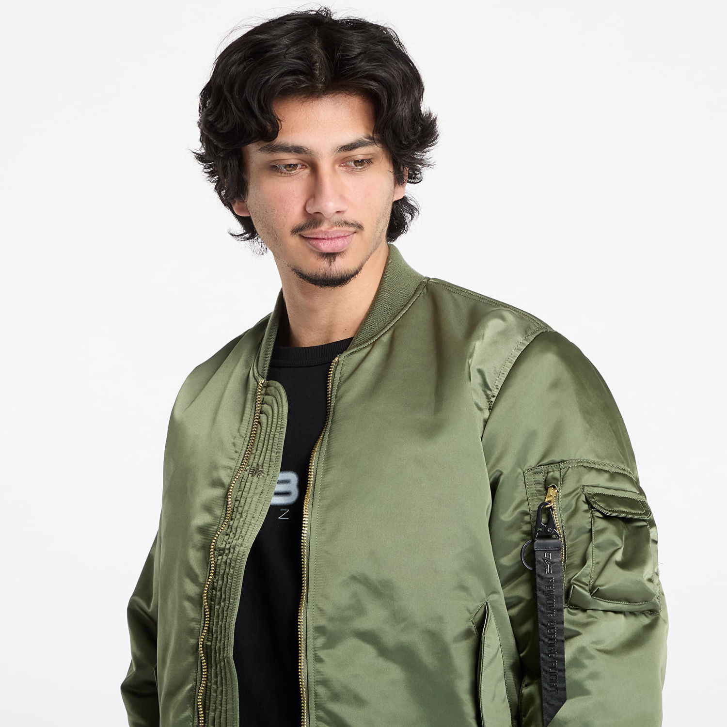 Bomber bunda Alpha Industries MA-1 Flight Bomber Jacket Zelené | 756111-01, 1