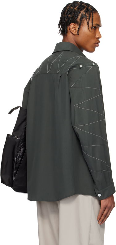Košeľa KIKO KOSTADINOV Kiko Kostadinov Solva Overshirt Zelené | KKSS25SH04-69, 2