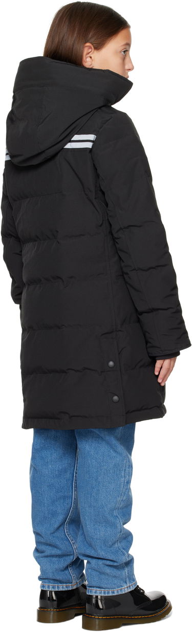 Prešívaná bunda Canada Goose Kids' Juniper Down Coat Čierna | 4559Y, 2