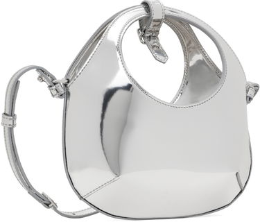 Taška cez rameno Courrèges Mini Mirror Effect Shoulder Bag Metalická | 324GSA126PU0017, 2