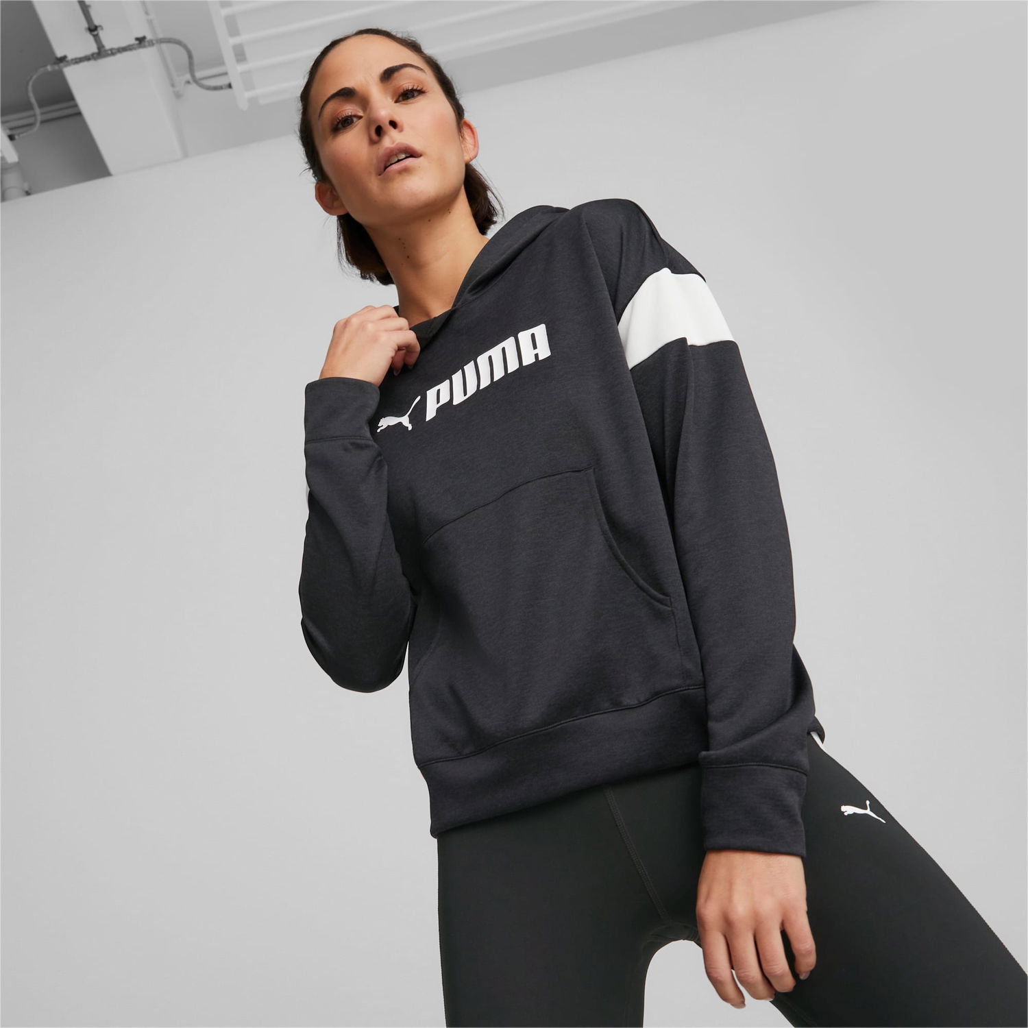 Mikina Puma Fit Tech Knit Training Hoodie Čierna | 523079_01, 0