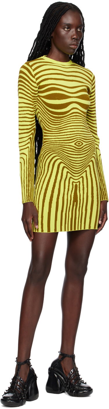Šaty Jean Paul Gaultier Jean Paul Gaultier 'The Body Morphing' Minidress Žltá | 23/12-F-RO058-M046-4144, 3