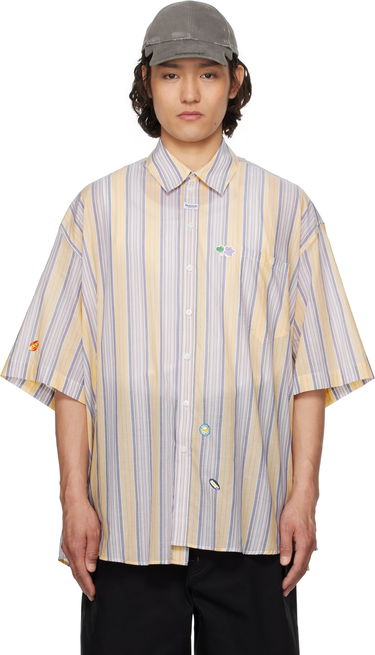 Košeľa Martine Rose Martine Rose Cotton Stripe Shirt Žltá | 440WS21306, 0