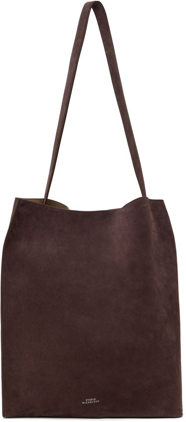 Tote bag Studio Nicholson Studio Nicholson Doublet Type 2 Suede Tote Bag Hnedá | DOUBLET TYPE 2 SN - 755, 0