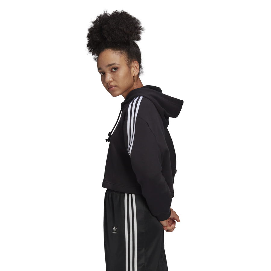 Mikina adidas Originals Adicolor Classics Cropped Hoodie W Čierna | HC2016, 1