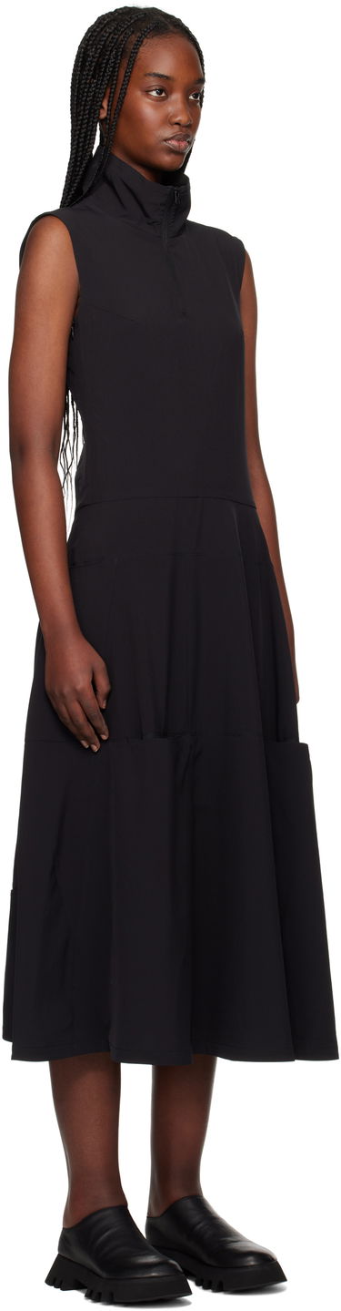 Šaty Y-3 Y-3 Half-Zip Midi Dress Čierna | JI7087, 1