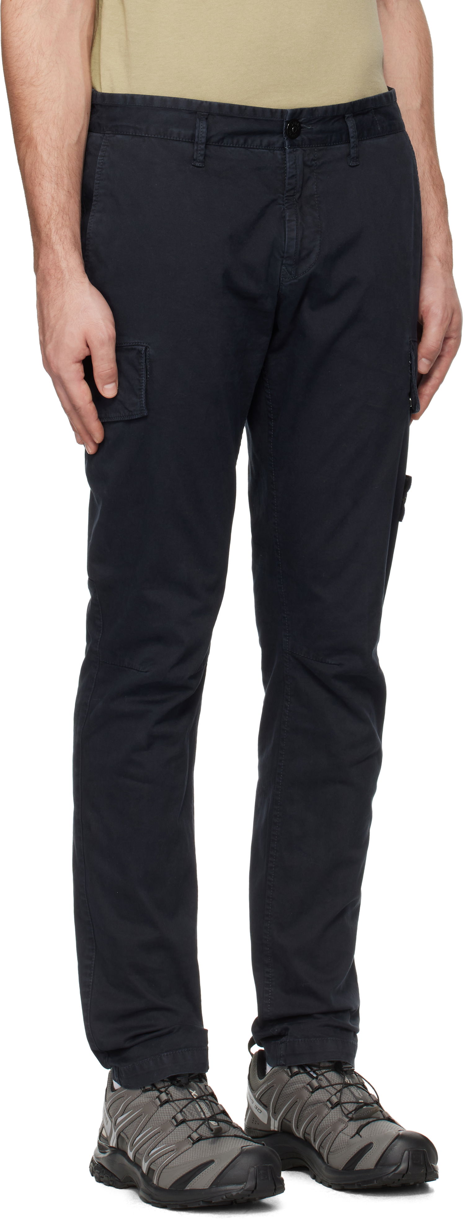 Cargo nohavice Stone Island Stone Island 'OLD' Broken Twill Cargo Pants Navy | K1S153100306S0004, 1