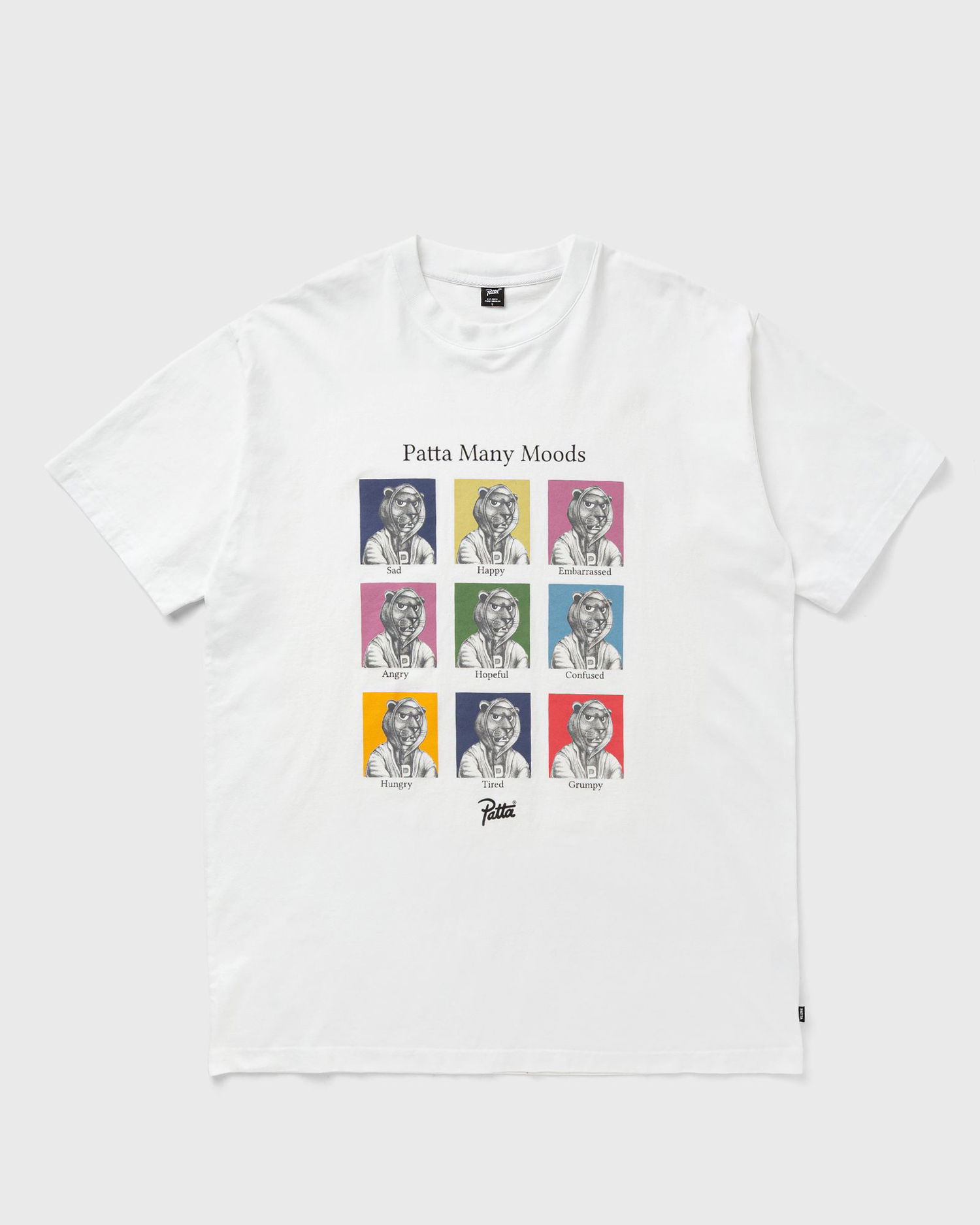 Tričko Patta Many Moods Graphic T-Shirt Biela | POC-AW25-1000-290-0075-002, 0